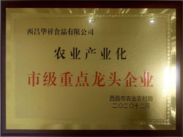 农业产业化市级重点龙头企业